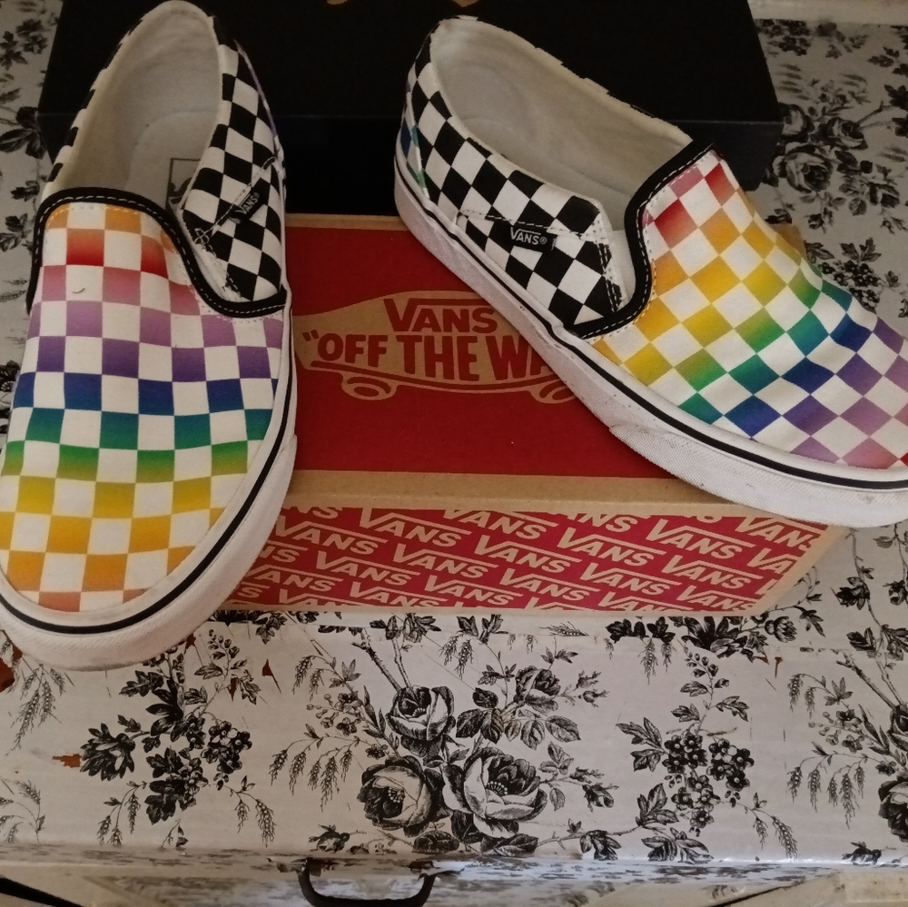 Vans woman rainbow